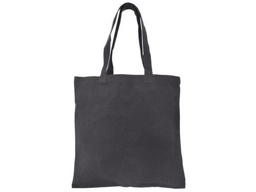 Black Thick Canvas Tote Bag