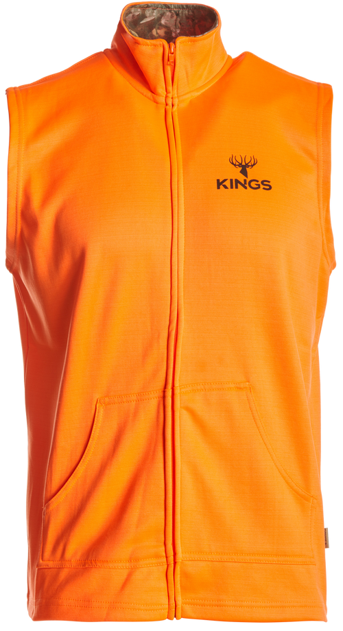 Blaze Orange Hunter Fleece Vest
