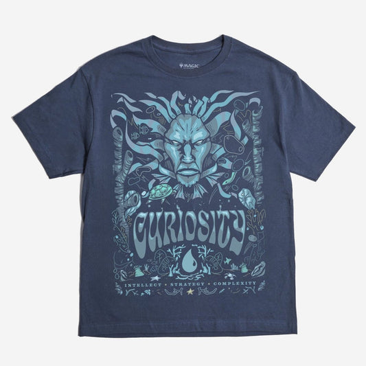 Blue Mana Oversized Grail Tee - Heroes & Villains-Magic: The Gathering-T-Shirt
