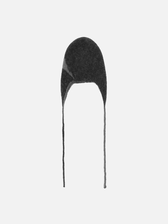 ROA Bonnet Mohair Beanie - Black - Beanies BERE