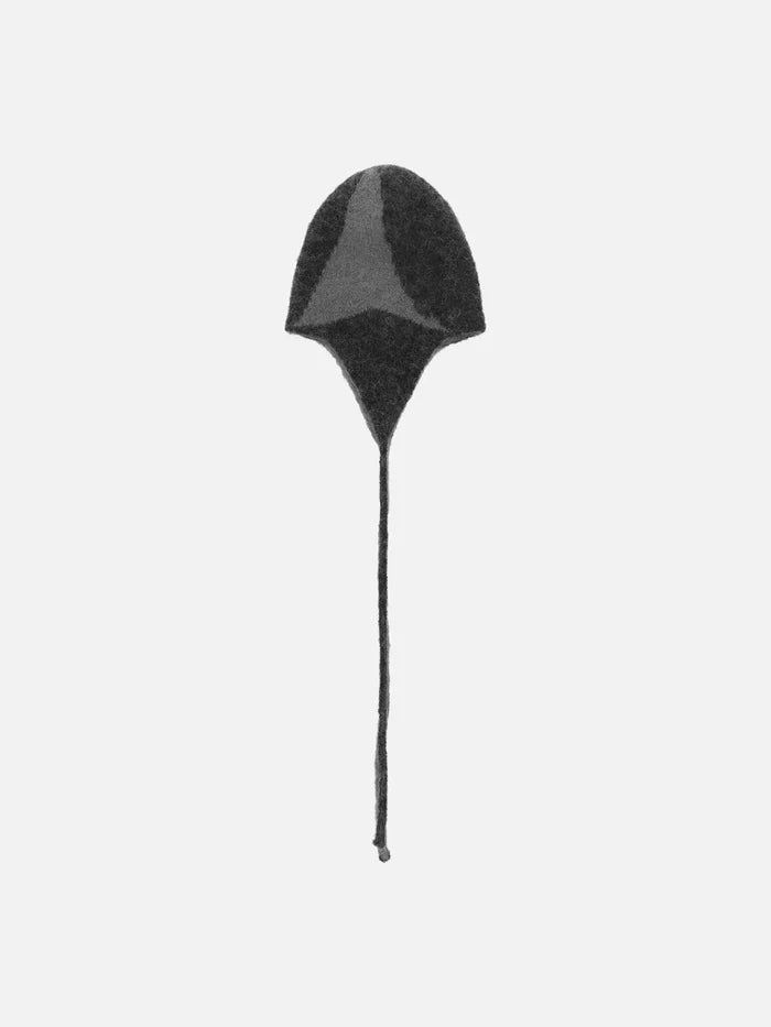 ROA Bonnet Mohair Beanie - Black - Beanies BERE