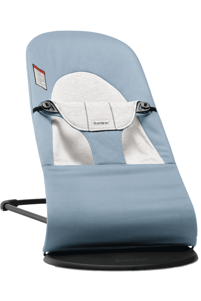 Babybjorn Bouncer Balance Soft Cotton Grey Blue Lebanon