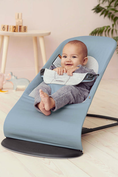 Babybjorn Bouncer Balance Soft Cotton Grey Blue Lebanon