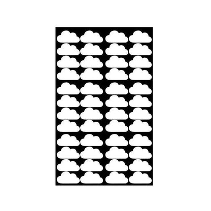 Box Stickers nuages blanc