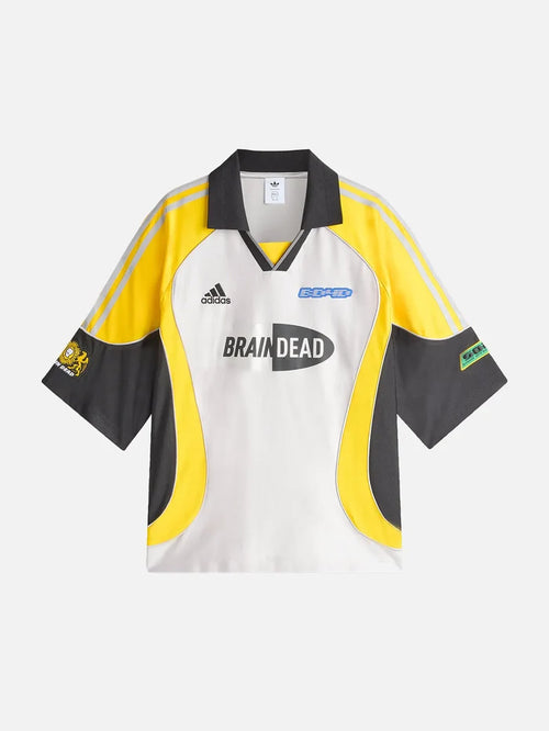 ADIDAS ORIGINALS Brain Dead x adidas Football Jersey "Silver Metall - T-Shirts FORMA