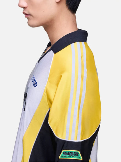 ADIDAS ORIGINALS Brain Dead x adidas Football Jersey "Silver Metall - T-Shirts FORMA