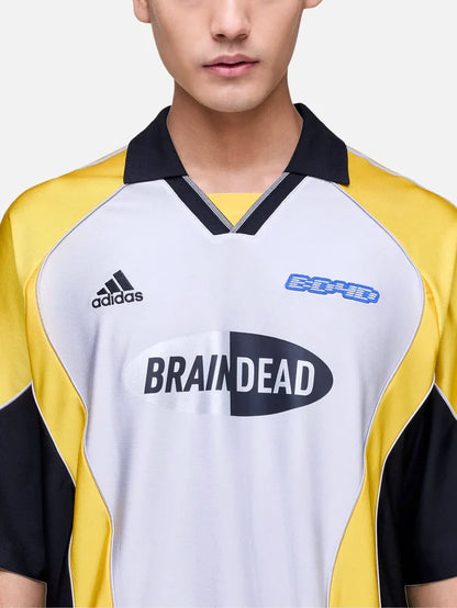 ADIDAS ORIGINALS Brain Dead x adidas Football Jersey "Silver Metall - T-Shirts FORMA