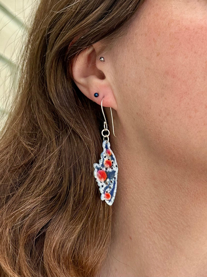 Butterflies with Ikat Fringe - Flutter 2 Earrings