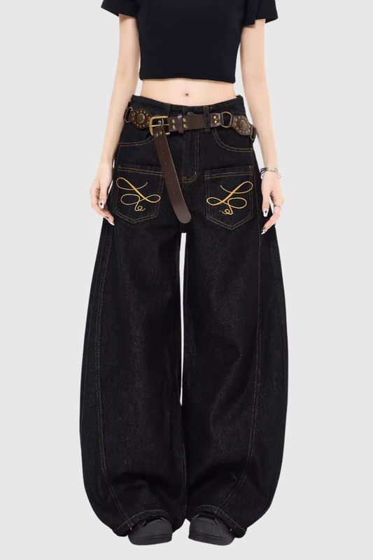 Callias Print Baggy Jeans