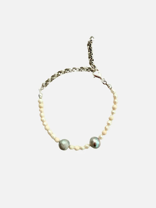L'ATELIER DES PERLES Calmora Barok İncili Gümüş Bileklik - Bracelets BİLEKLİK
