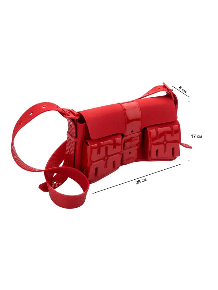MELISSA Cargo Bag Omuz Çantası - Kırmızı - ÇANTA