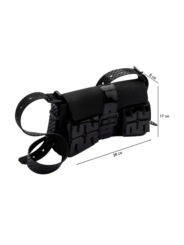 MELISSA Cargo Bag Omuz Çantası - Siyah - ÇANTA