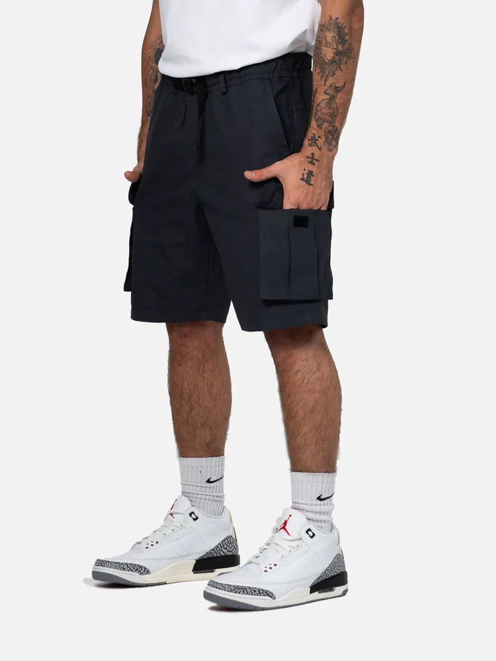 BETWEEN SIDES Cargo Short - Anthracite - Shorts ŞORT