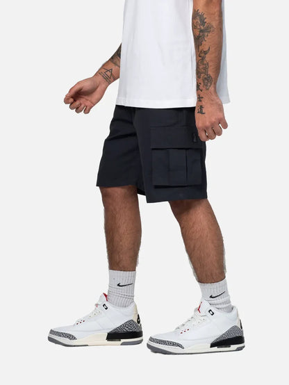BETWEEN SIDES Cargo Short - Anthracite - Shorts ŞORT
