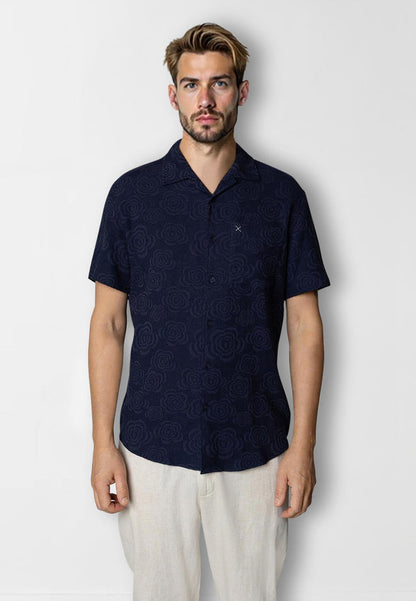 Clean Cut Copenhagen CARTER SHIRT Skjorte S/S Navy