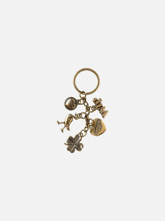 CARHARTT WIP Charms Keychain - Gold - Keychains ANAHTARLIK