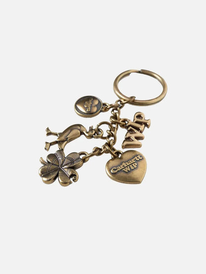 CARHARTT WIP Charms Keychain - Gold - Keychains ANAHTARLIK