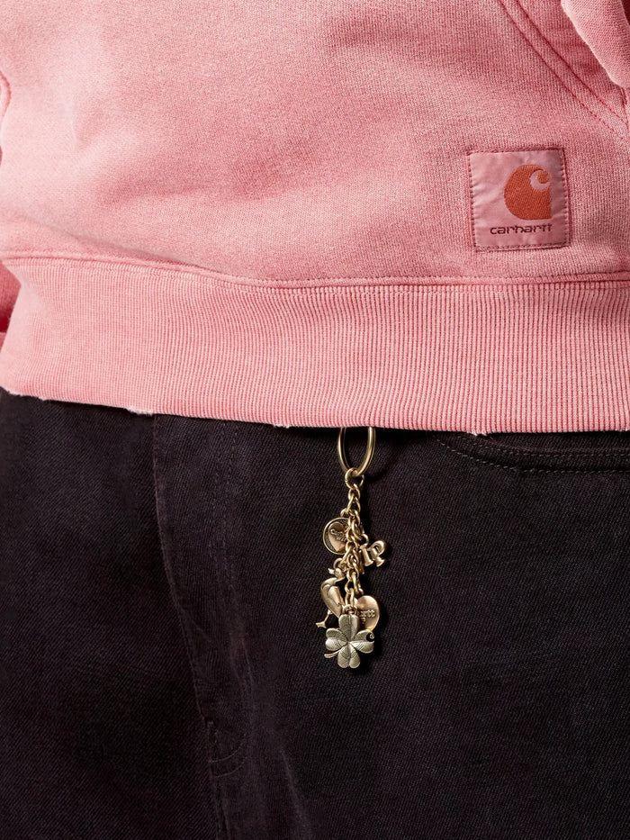 CARHARTT WIP Charms Keychain - Gold - Keychains ANAHTARLIK