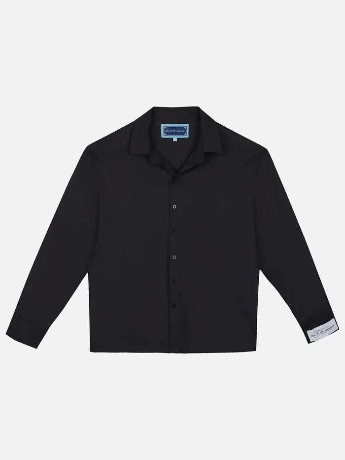 SOON TO BE ANNOUNCED Clean Cut Shirt - Black - Shirts GÖMLEK