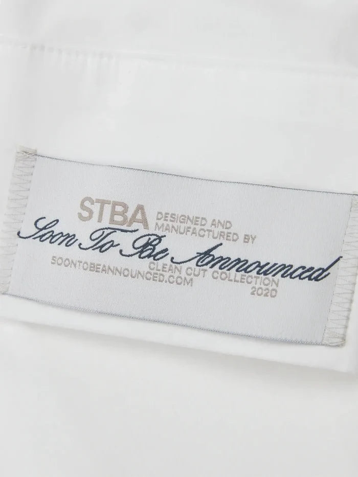 SOON TO BE ANNOUNCED Clean Cut Shirt - White - Shirts GÖMLEK