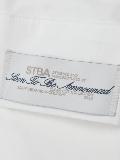 SOON TO BE ANNOUNCED Clean Cut Shirt - White - Shirts GÖMLEK