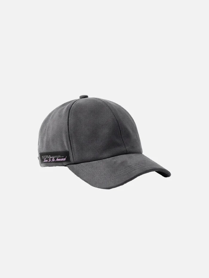 SOON TO BE ANNOUNCED Clean Cut Soft Touch Gray Baseball Cap - Baseball Caps ŞAPKA