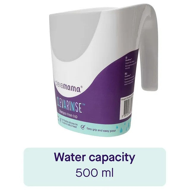 Clevamama Shampoo Rinse Cup New- Grey