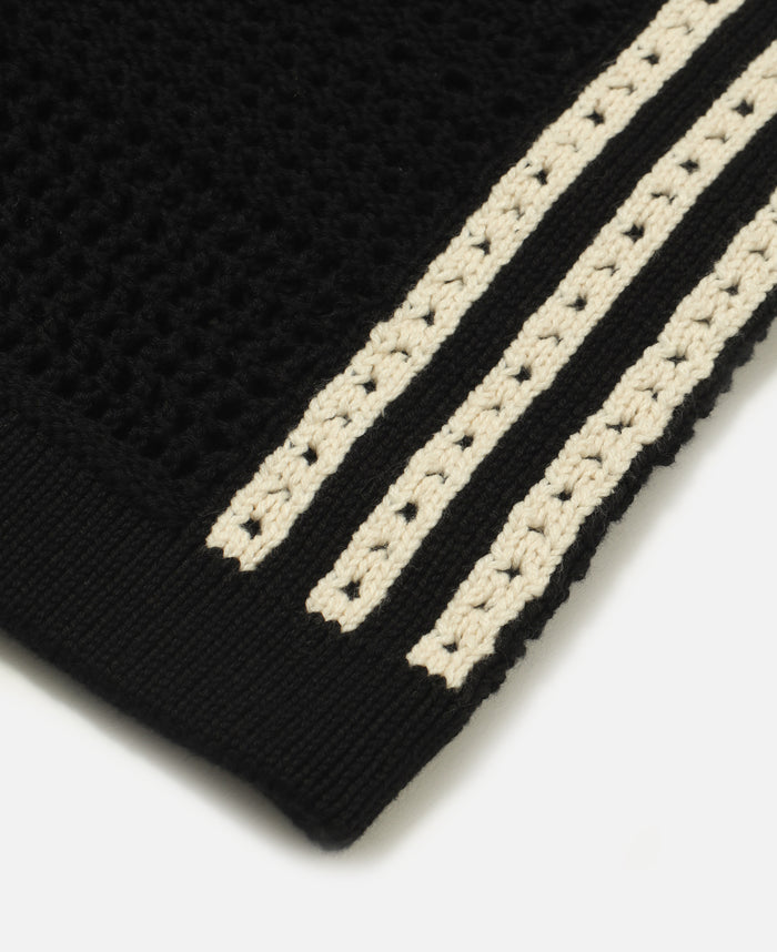 Clot Knit Jersey (Black)