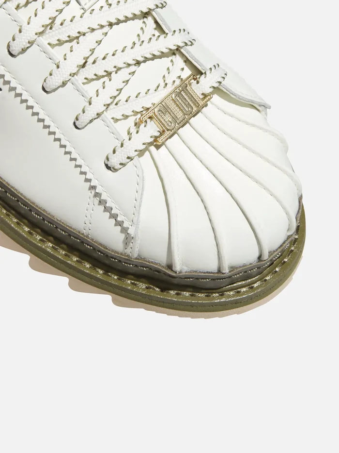ADIDAS ORIGINALS CLOT x BAPE x adidas Superstar "Off White Olive Cargo" - Sneakers SNEAKER