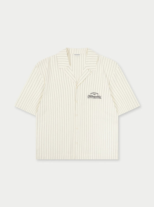 CLUB DE SOCI STRIPE SHIRT - OFF WHITE