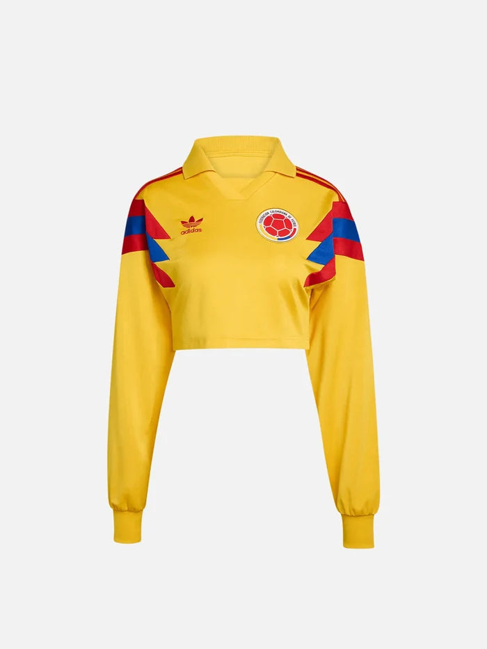 ADIDAS ORIGINALS Colombia Reconstructed Bringback Jersey - Bold Gold - Activewear Tops FORMA