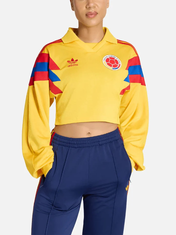 ADIDAS ORIGINALS Colombia Reconstructed Bringback Jersey - Bold Gold - Activewear Tops FORMA