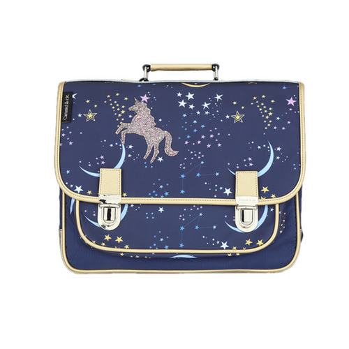 Caramel and Cie Cartable Moyen Constellation Nuit backpack