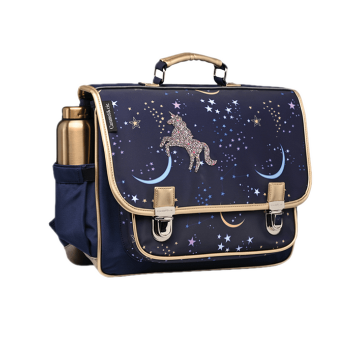 Caramel and Cie Cartable Moyen Constellation Nuit backpack