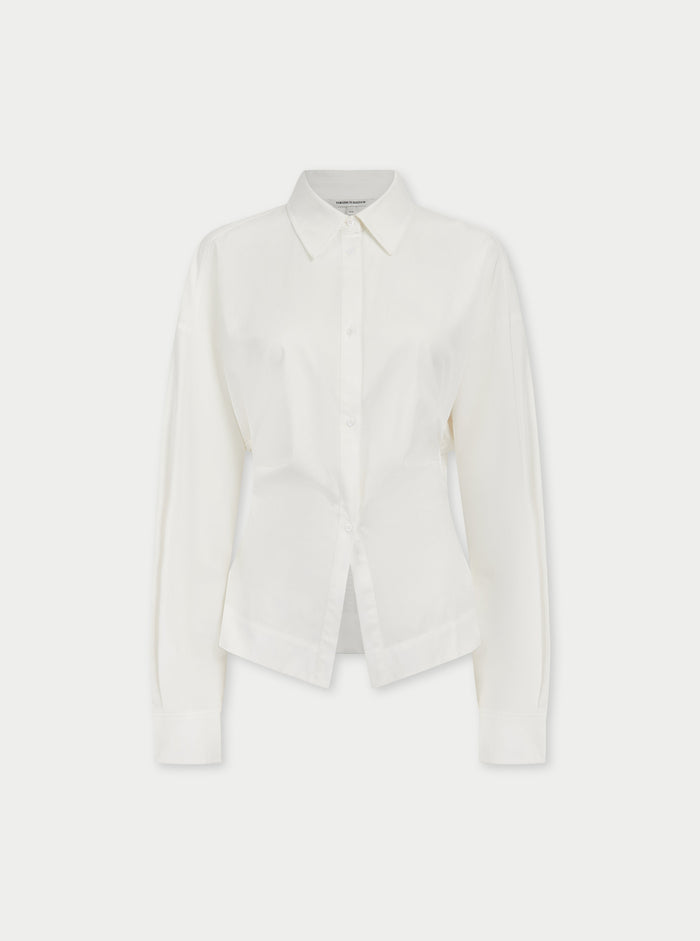 CONTOUR SEAM SHIRT - WHITE