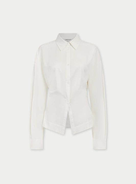 CONTOUR SEAM SHIRT - WHITE