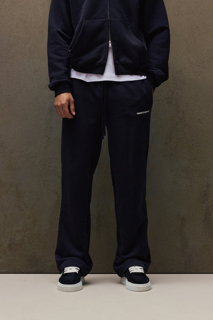 COPYRIGHT STRAIGHT LEG JOGGERS - BLACK