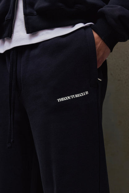 COPYRIGHT STRAIGHT LEG JOGGERS - BLACK