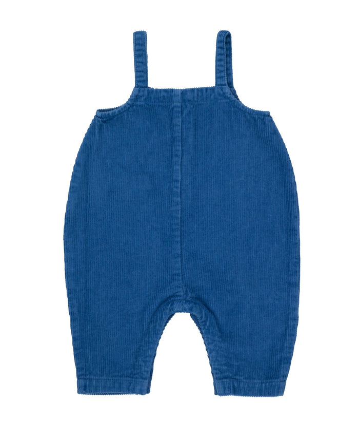 Tiny Cottons Corduroy Baby Dungaree Blue