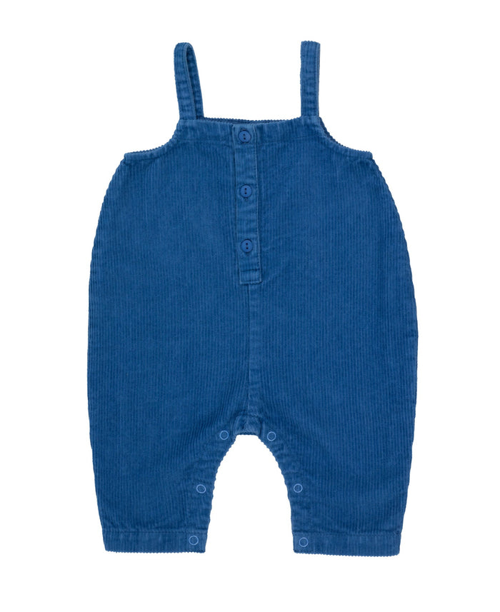 Tiny Cottons Corduroy Baby Dungaree Blue