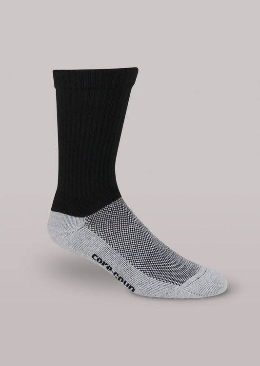 Core-Spun by Therafirm® Gradient Compression Crew Socks 10-15 mmHg