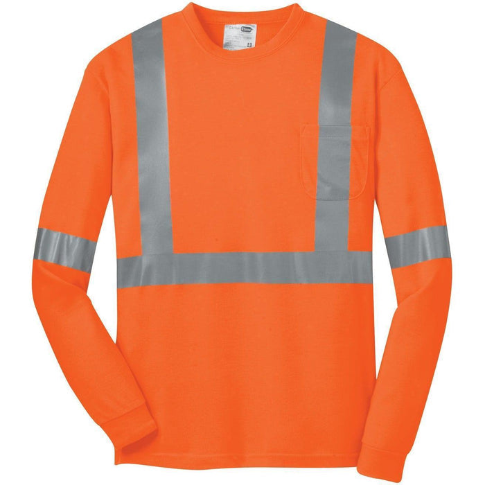Cornerstone ANSI 107 Class 2 Long Sleeve Safety T-Shirt
