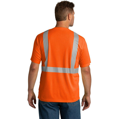 no-logo Cornerstone ANSI 107 Class 2 Mesh Tee-Regular-CornerStone-Thread Logic