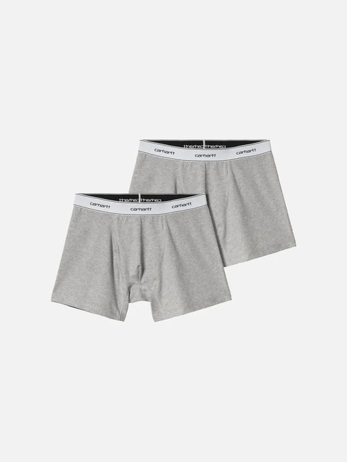 CARHARTT WIP Cotton Trunks - Grey Heather - Trunks BOXER