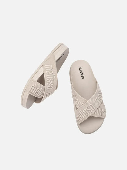 MELISSA Cozy Slide M Lover II Ad Terlik - Krem - TERLİK