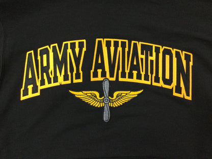 Crew Neck Sweatshirt with Army Aviation Logo