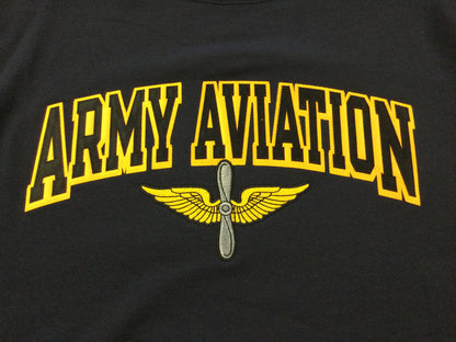 Crew Neck Sweatshirt with Army Aviation Logo