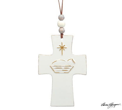 Cross with Raised baby Jesus - Findlay Rowe Designs