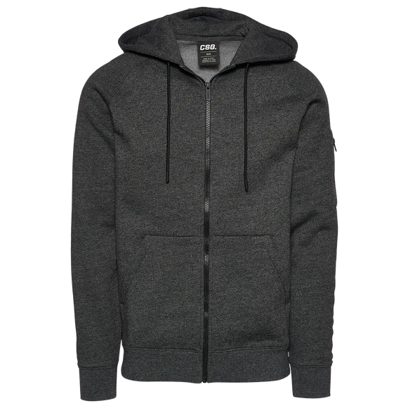 CSG Troupe Full-Zip Hoodie Heather Black