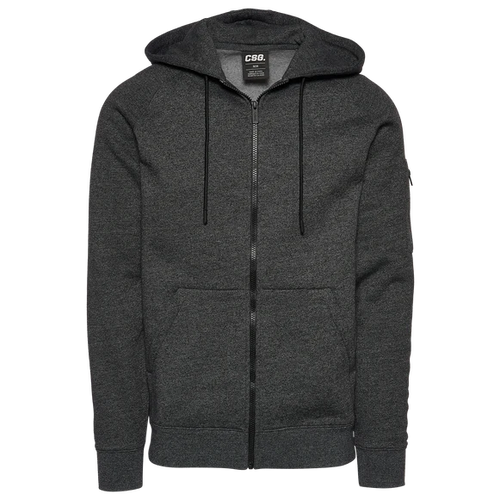 CSG Troupe Full-Zip Hoodie Heather Black